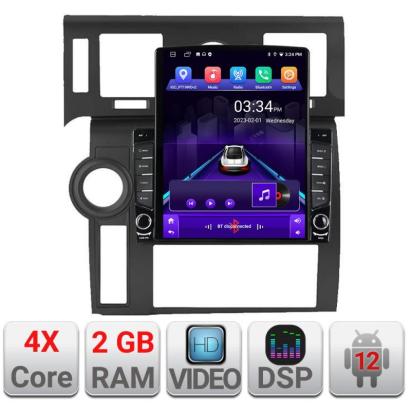 Navigatie dedicata Hummer H2 2002-2008 ecran tip TESLA 9.7" cu Android Radio Bluetooth Internet GPS WIFI 2+32 DSP Quad Core CarStore Technology