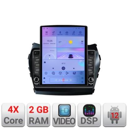 Navigatie HHyundai IX45 Santa Fe 2013-2015 K-209 ecran tip TESLA 9.7" cu Android Radio Bluetooth Internet GPS WIFI 2+32 CarStore Technology