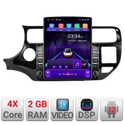 Navigatie dedicata Kia Rio K-504 ecran tip TESLA 9.7" cu Android Radio Bluetooth Internet GPS WIFI 2+32 DSP Quad Core CarStore Technology