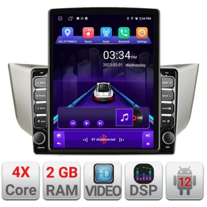 Navigatie dedicata Lexus RX 2003-2009 K- rx-03 ecran tip TESLA 9.7" cu Android Radio Bluetooth Internet GPS WIFI 2+32 DSP Quad Core CarStore Technology