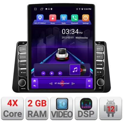 Navigatie dedicata Nissan Micra 2014-2019 ecran tip TESLA 9.7" cu Android Radio Bluetooth Internet GPS WIFI 2+32 DSP Quad Core CarStore Technology