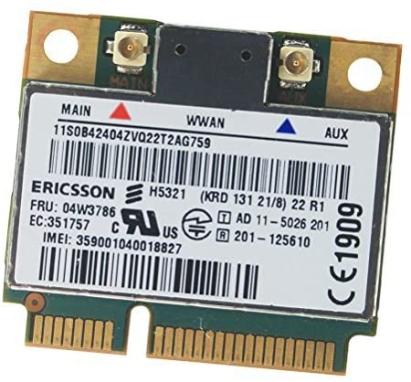 Modul 3G Lenovo Ericsson H5321 NewTechnology Media