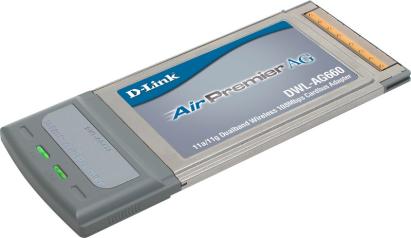 Card Wireless Laptop, D-Link AirPremier AG DWL-AG660, 802.11a/g Tri-Mode Dualband, Type II CardBus, Nou NewTechnology Media