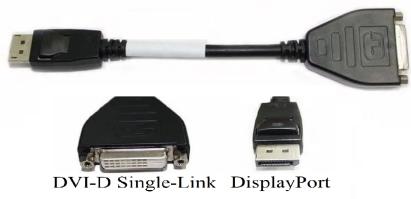 Adaptor cablu video DisplayPort to DVI-D, nou NewTechnology Media