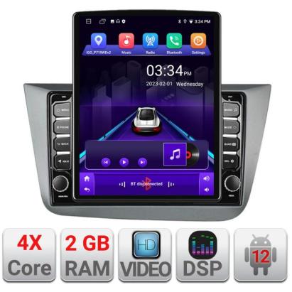 Navigatie dedicata Seat Leon 2005-2012 K-leon05 ecran tip TESLA 9.7" cu Android Radio Bluetooth Internet GPS WIFI 2+32 DSP Quad Core CarStore Technology