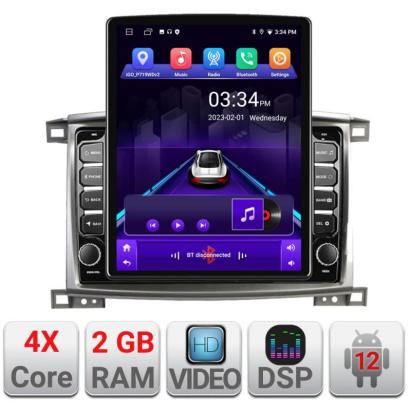 Navigatie dedicata Toyota Land Cruiser L100 2002-2008 K-l100 ecran tip TESLA 9.7" cu Android Radio Bluetooth Internet GPS WIFI 2+32 DSP Quad Core CarStore Technology