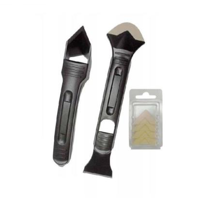 Set razuitor si spatula intins, pentru silicon, 2 buc, 5 varfuri, Dedra GartenVIP DiyLine