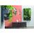 Ghivece decorative de flori, modular, Cascade Garden Wall, antracit, set 2 buc, 78x19x35 cm GartenVIP DiyLine