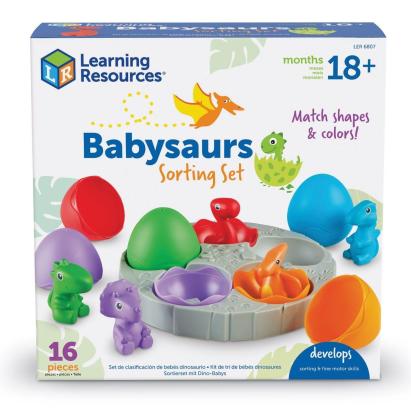 Set de sortat - Puiuti de dinozauri PlayLearn Toys