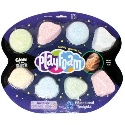 Spuma de modelat reflectorizanta Playfoam™ - Set 8 buc PlayLearn Toys