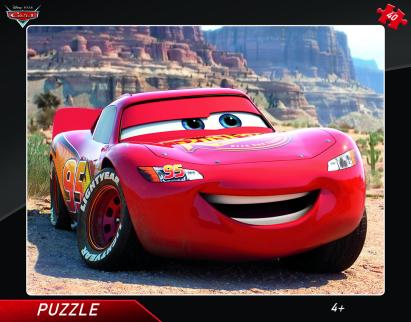 Puzzle cu rama - Fulger McQueen PlayLearn Toys