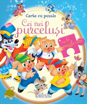 Carte cu puzzle - Cei trei purcelusi PlayLearn Toys