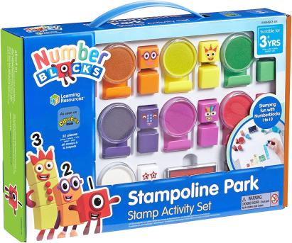 Set activitati cu stampile - Numberblocks PlayLearn Toys