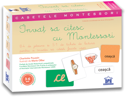 Casetele Montessori - Invat sa citesc cu Montessori PlayLearn Toys