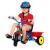 Tricicleta cu maner Bamse Nordic Hoj for Your BabyKids