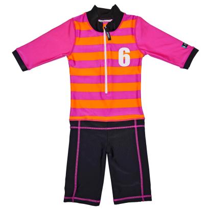 Costum de baie Sport pink marime 92- 104 protectie UV Swimpy for Your BabyKids