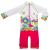 Costum de baie Flowers marime 74- 80 protectie UV Swimpy for Your BabyKids