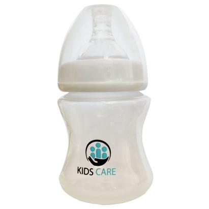 Biberon Natural 130 ml, zero + luni, cu tetina din silicon Kidscare for Your BabyKids