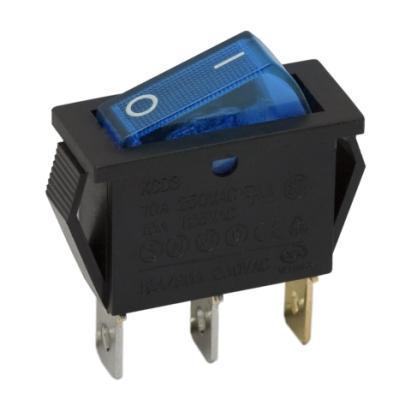 Interupator basculant 1 circuit 10A-250V OFF-ON, lumini de albastru Best CarHome