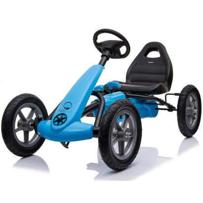 Kart cu pedale si roti gonflabile Karera Albastru Kidscare for Your BabyKids