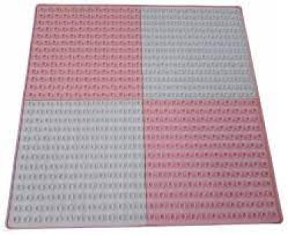 Blat Lego Multifun 42.5x42.5 cm Pink GreatGoods Plaything