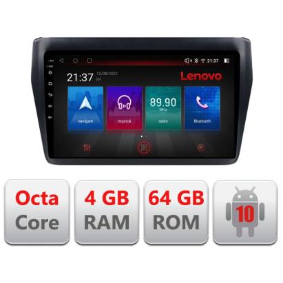 Navigatie dedicata Suzuki Swift 2017-2019 E-2179 Octa Core cu Android Radio Bluetooth Internet GPS WIFI DSP 4+64GB 4G CarStore Technology