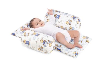 Suport de siguranta SomnArt cu paturica impermeabila pentru bebelusi, Ursuleti Relax KipRoom