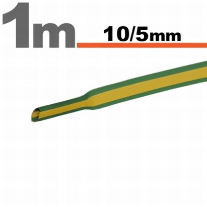 Tub termocontractibilGalben-verde • 10 / 5 mm Best CarHome
