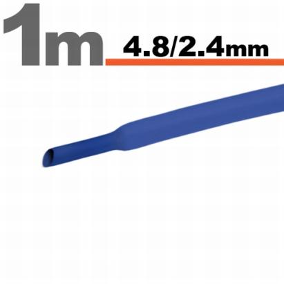 Tub Termocontractibil Albastru • 4,8 / 2,4 mm Best CarHome