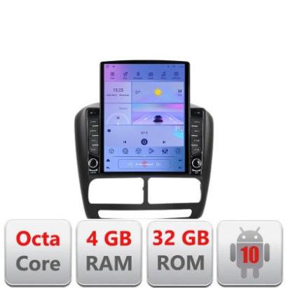 Navigatie Fiat Doblo 2010-2017 si Opel Combo 2010-2017 Ecran TESLA 9.7" 4+32GB 8Core Android Radio Bluetooth GPS DSP I CarStore Technology