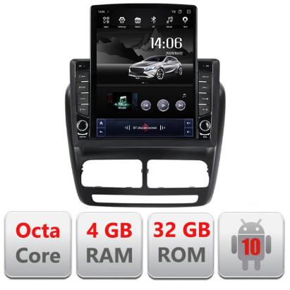 Navigatie dedicata Fiat Doblo 2010-2017 si Opel Combo 2010-2017 Ecran TESLA 9.7" 4+32GB 8Core Android Radio Bluetooth GPS DSP Internet WIFI 4G Kit-DOBLO10+EDT-E709 CarStore Technology