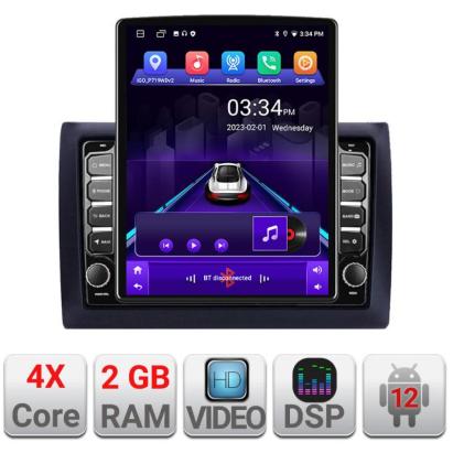 Navigatie dedicata Fiat Stilo K-STILO ecran tip TESLA 9.7" cu Android Radio Bluetooth Internet GPS WIFI 2+32 DSP Quad Core CarStore Technology