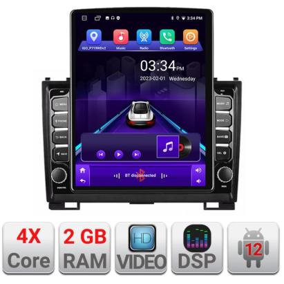 Navigatie dedicata Hummer H2 2008-2009 ecran tip TESLA 9.7" cu Android Radio Bluetooth Internet GPS WIFI 2+32 DSP Quad Core CarStore Technology