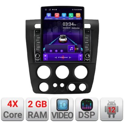 Navigatie dedicata Hummer H3 ecran tip TESLA 9.7" cu Android Radio Bluetooth Internet GPS WIFI 2+32 DSP Quad Core CarStore Technology