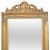 Oglindă verticală în stil baroc 160 x 40 cm auriu GartenMobel Dekor