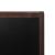 Tablă neagră cu două fețe, lemn cedru, verticală, 60 x 80 cm GartenMobel Dekor