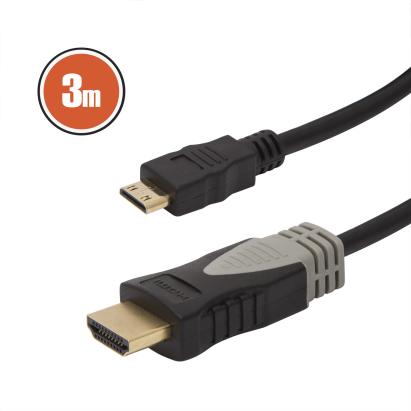 Cablu mini HDMI • 3 mcu conectoare placate cu aur Best CarHome