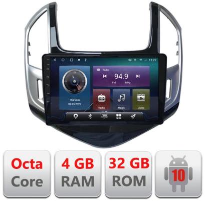 Navigatie dedicata Chevrolet Cruze 2013-C-1267 Octa Core cu Android Internet Bluetooth Radio GPS WiFi 4+32 GB CarStore Technology