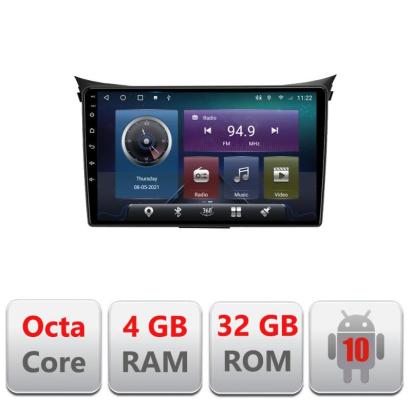 Navigatie dedicata Hyundai I30 2011-2016 Octa Core cu Android Radio Bluetooth Internet GPS WIFI 4+32GB 4+32 Kit-i30-2011+EDT-E409 CarStore Technology