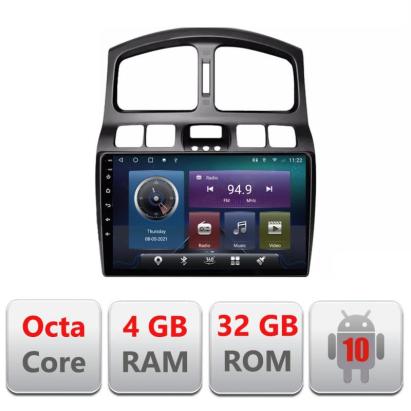 Navigatie dedicata Hyundai Santa Fe 2000-2006 Android radio gps internet Octa core 4+32 Kit-santafe-old+EDT-E409 CarStore Technology