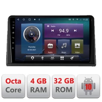 Navigatie dedicata Renault Express   Android radio gps internet Octa core 4+32 kit-express+EDT-E409 CarStore Technology