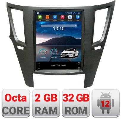 Navigatie dedicata tip Tesla Subaru Outback 2010-2014 radio gps internet 8Core 4G carplay android auto 2+32 kit-tesla-458+EDT-E320 CarStore Technology