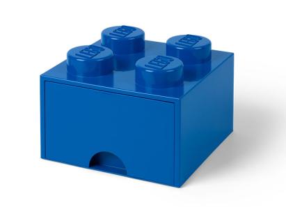 LEGO Cutie depozitare LEGO 2x2 cu sertar, albastru Quality Brand