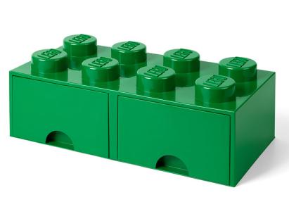 LEGO Cutie depozitare LEGO 2x4 cu sertare, verde Quality Brand