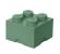 LEGO Cutie depozitare LEGO 2X2 verde nisip Quality Brand