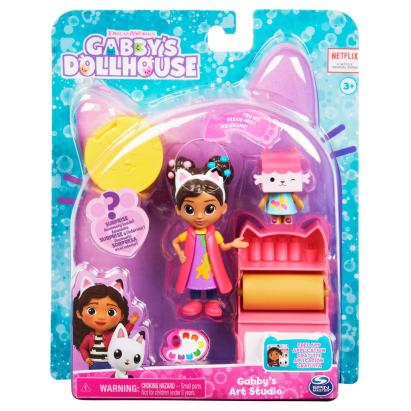 GABBYS DOLLHOUSE SET PAPUSA 9.7CM CU PISICUTA STUDIOUL DE ARTA A LUI GABBY SuperHeroes ToysZone