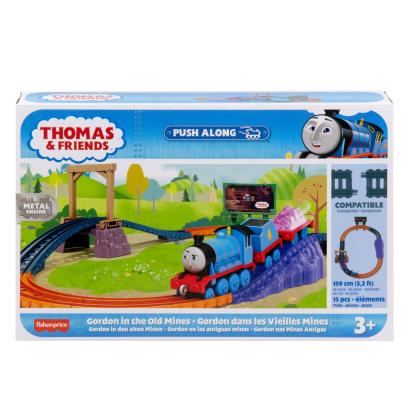 THOMAS SET DE JOACA CU LOCOMOTIVA PUSH ALONG GORDON SI ACCESORII SuperHeroes ToysZone
