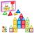 Set de constructie magnetic 3D - 28 piese PlayLearn Toys