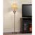 Lampa de Podea Madrid, Stil Retro, Cupru Slefuit, Dulie 1x E27, Culoare Bej/Maro