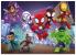 Puzzle de colorat maxi - Paienjenelul Marvel si prietenii lui uimitori (4 x 48 de piese) PlayLearn Toys